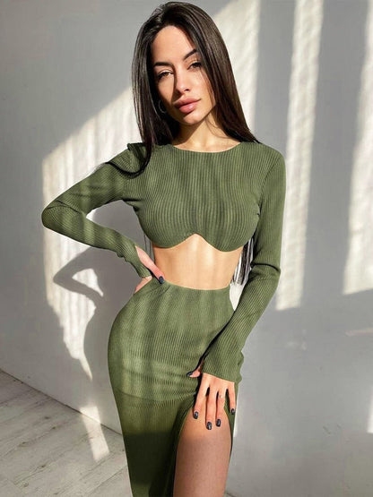 Variant image for Dam Kjol Enfärgad Spandex Polyester-3