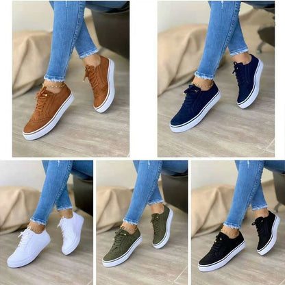 Dam Sneakers Ortopedisk Design Andningsbart Material-2