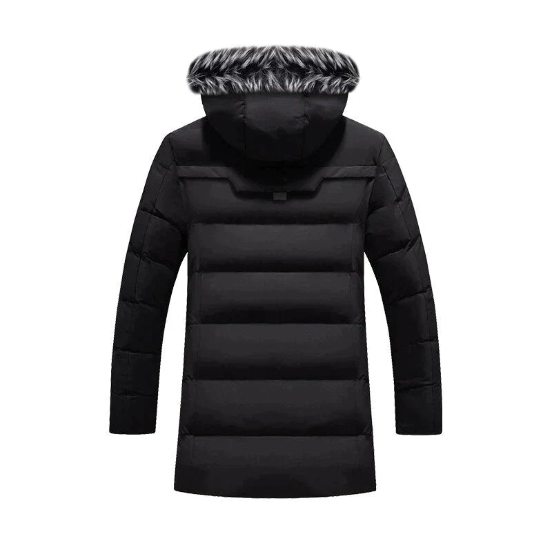 Dam Vinterjacka Parka Fleecefoder Organisk Bomull Återvunnen Polyester-2