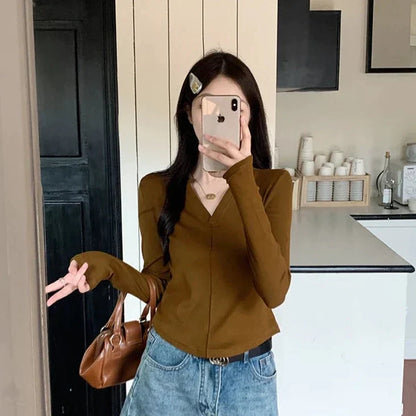 Variant image for Dam Långärmad Blus Klassisk Design Lätt Tyg-5