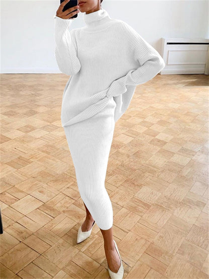 Variant image for Kvinnors Tvådelad Uppsättning Slim Fit Mjuk Tygblandning-33