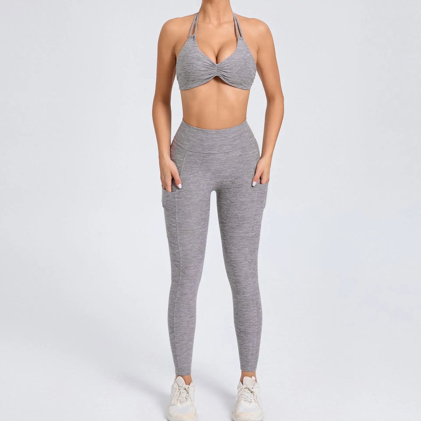 Variant image for Dam Leggingsset Minimalistisk Nylon Ärmlös Design-5