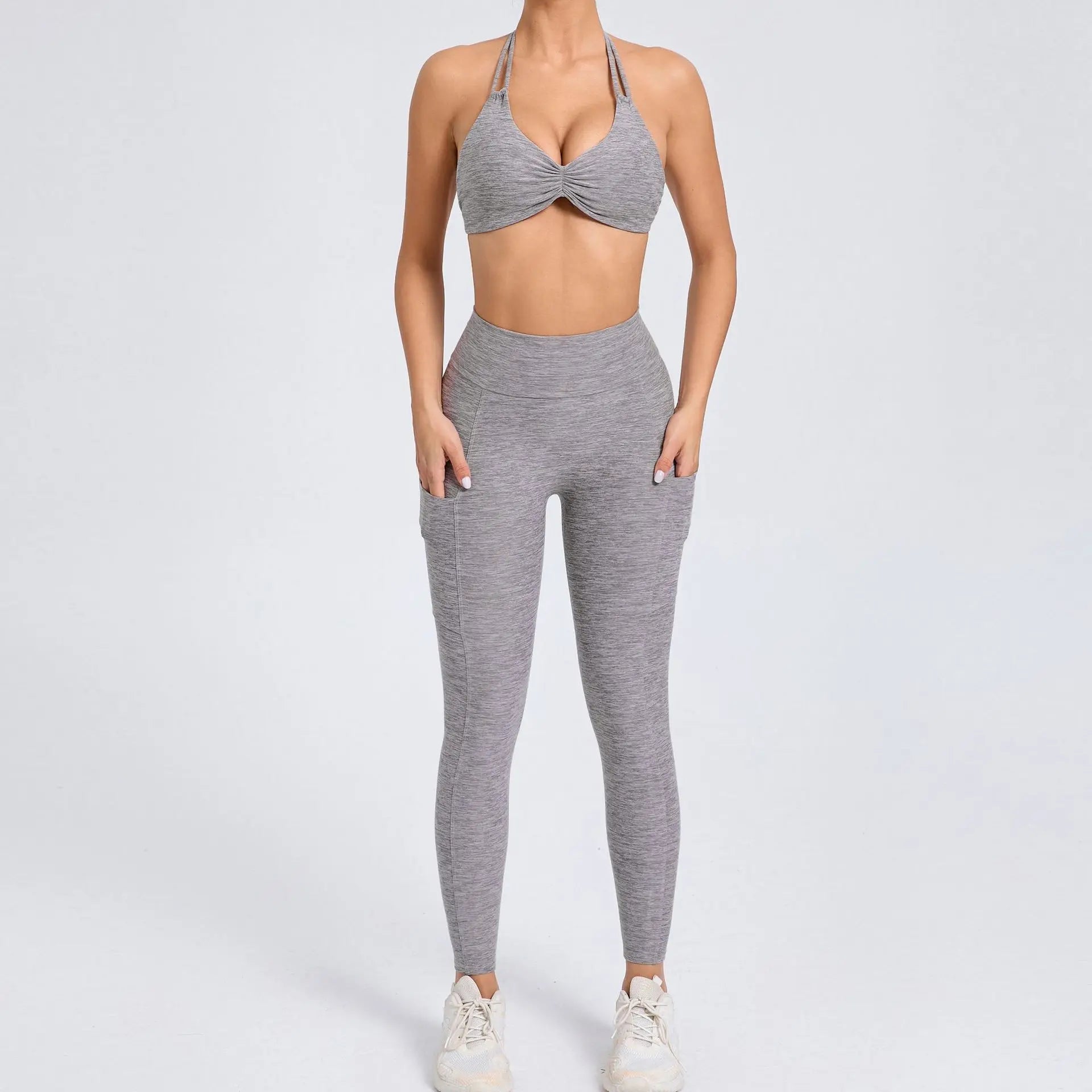 Variant image for Dam Leggingsset Minimalistisk Nylon Ärmlös Design-5