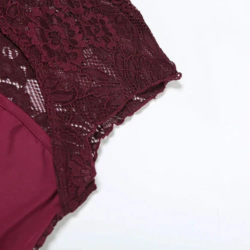 Dam Festtopp med Vågmönster Polyester Spandex-6