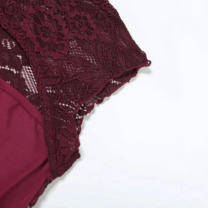 Dam Festtopp med Vågmönster Polyester Spandex-6