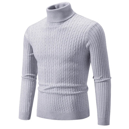 Variant image for Stickad Dam Tröja Turtleneck Mjuk Tygblandning-19