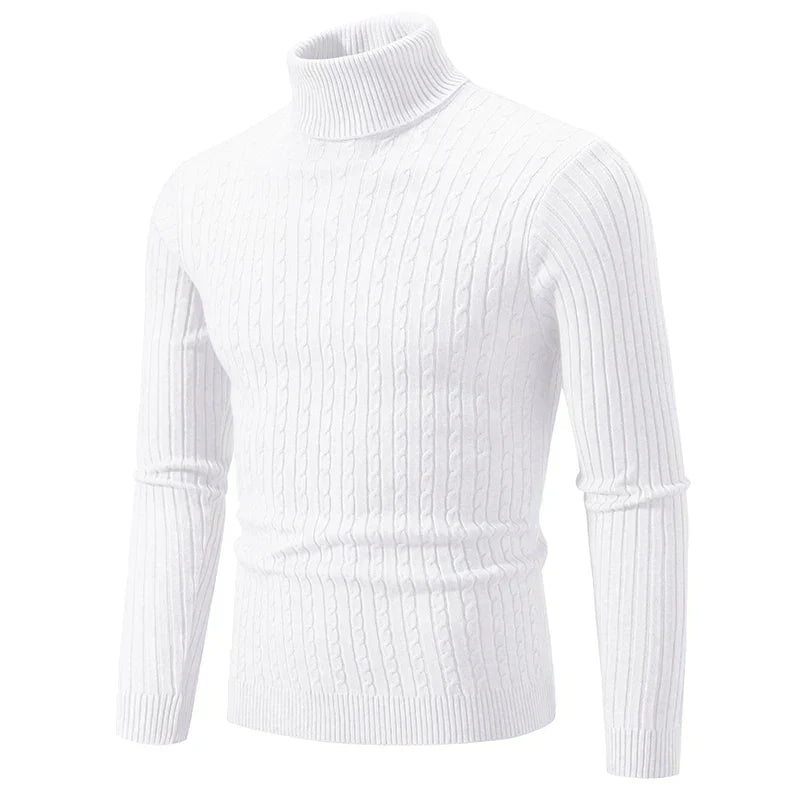 Variant image for Stickad Dam Tröja Turtleneck Mjuk Tygblandning-37