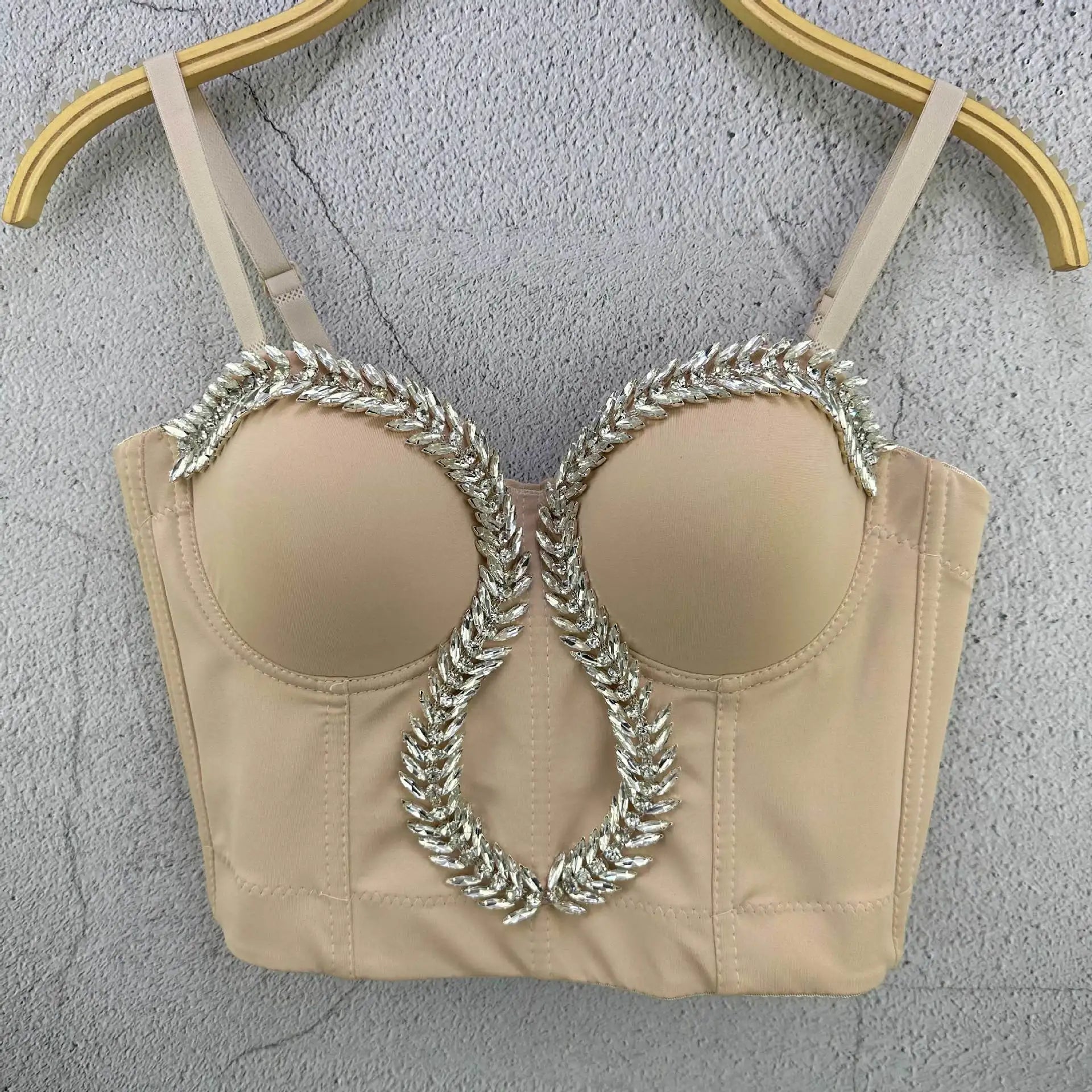 Variant image for Dam Bustier Monokrom Pärldekoration Polyester-9