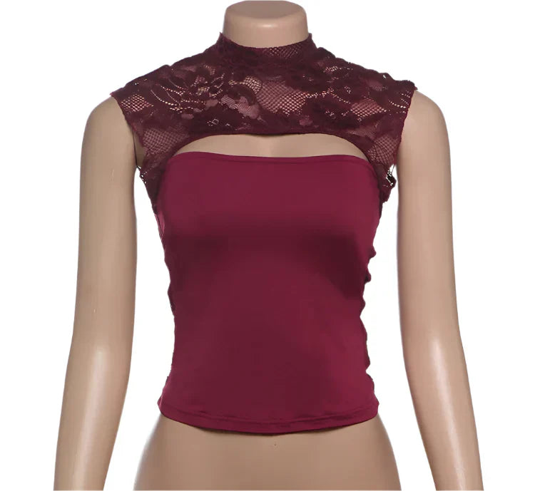 Variant image for Dam Festtopp med Vågmönster Polyester Spandex-1