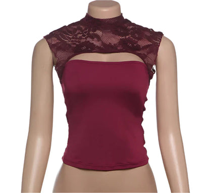 Variant image for Dam Festtopp med Vågmönster Polyester Spandex-1