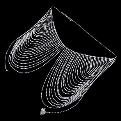 Kvinnors Kroppsmycken Elegant Koppar med Strass-4