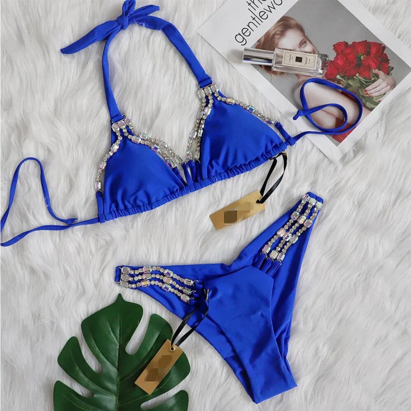 Variant image for Dam Tvådelad Bikini Trådlös Spandex och Teylen-5