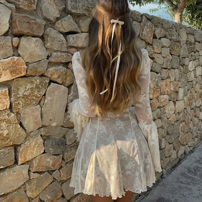 Dam Miniklänning Bodycon Polyester med Blixtlås och Veckdetalj 4