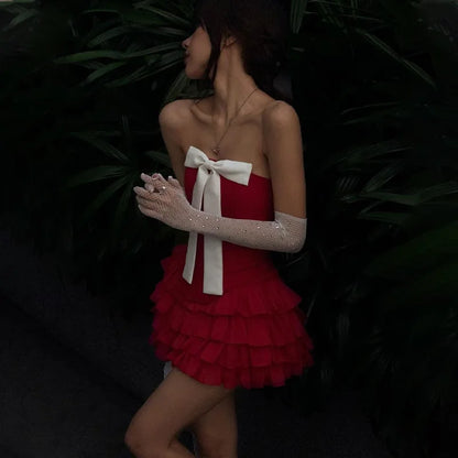 Kvinnors Färgglad Cheer Set i Spandex och Polyester – Mini Längd med Elastisk Midja och Ruffle Detaljer 4