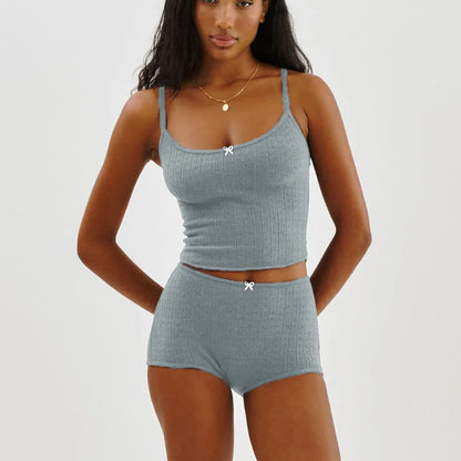 Variant image for Dam Pyjamas Set Spaghetti Band Polyester och Spandex-7