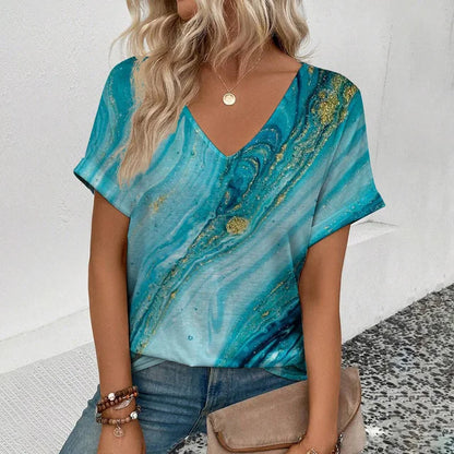 Dam Kort Klänning Vintageinspirerad 100% Bomull-5