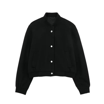 Variant image for Damjacka Kort Bomberstil Högkvalitativ Polyester-6