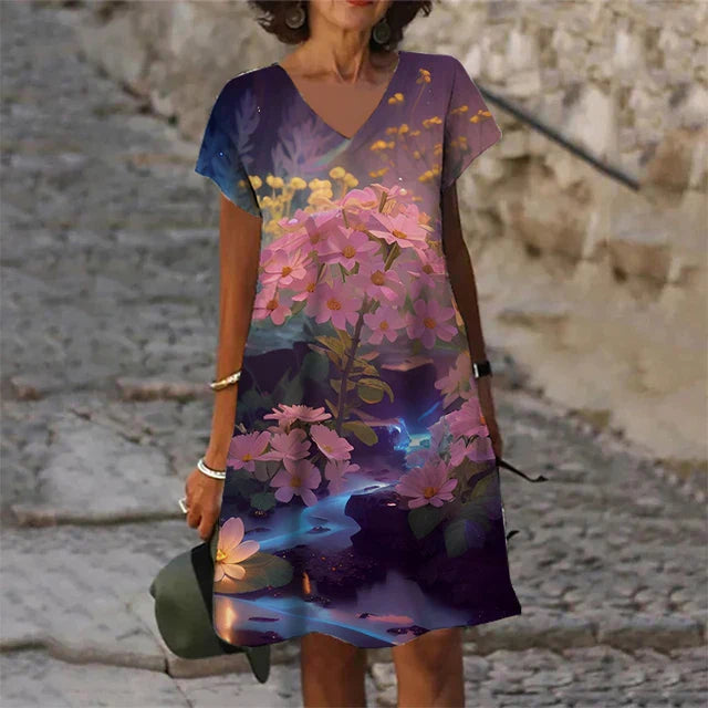 Variant image for Kvinnors Enkel Klänning Högkvalitativt Material-13