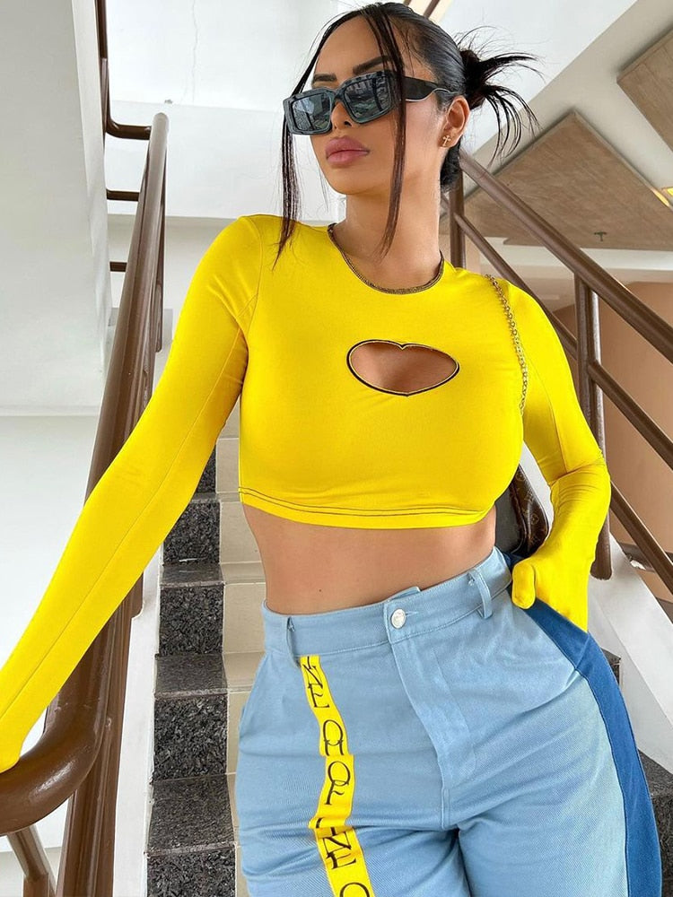 Dam Vintage Crop Top med Matchande Handskar 100% Bomull 3