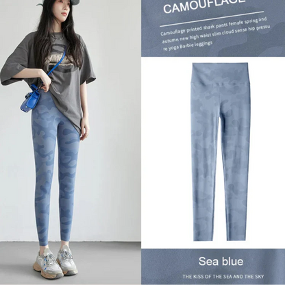 Variant image for Dam Leggings Hög Midja Monokrom Spandex Nylon-13