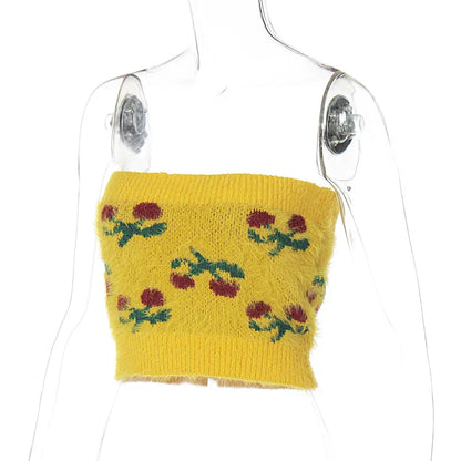 Dam Crop Top Bandeau Polyester Spandex-5