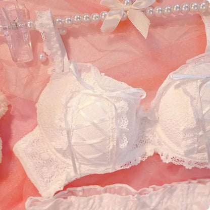 Kvinnors BH-set Lolita Look Trådlös Polyester-6