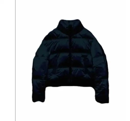 Variant image for Dam Vinterjacka Lång Metallisk Quiltad med Hög Krage-9