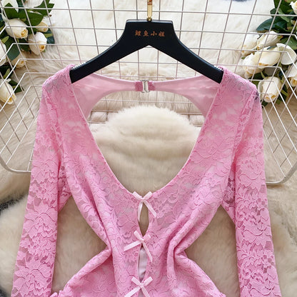 Dam Bodysuit Minimalistisk Design Polyester-3
