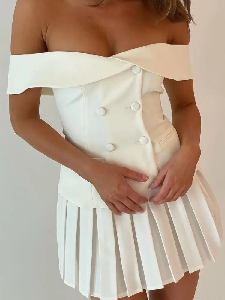 Dam Klänning Ärmlös Spandex Polyester Mini Rockset-4