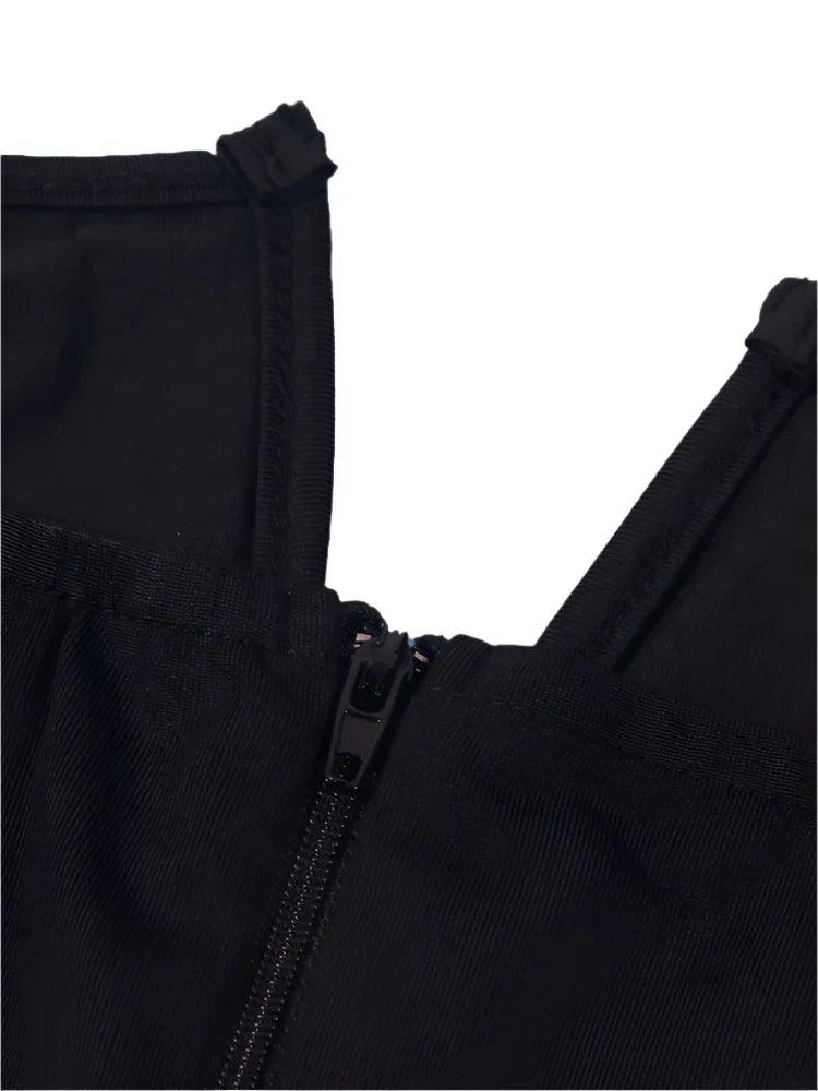 Dam Jumpsuit Elegant med Glittrande Detaljer Polyester-5