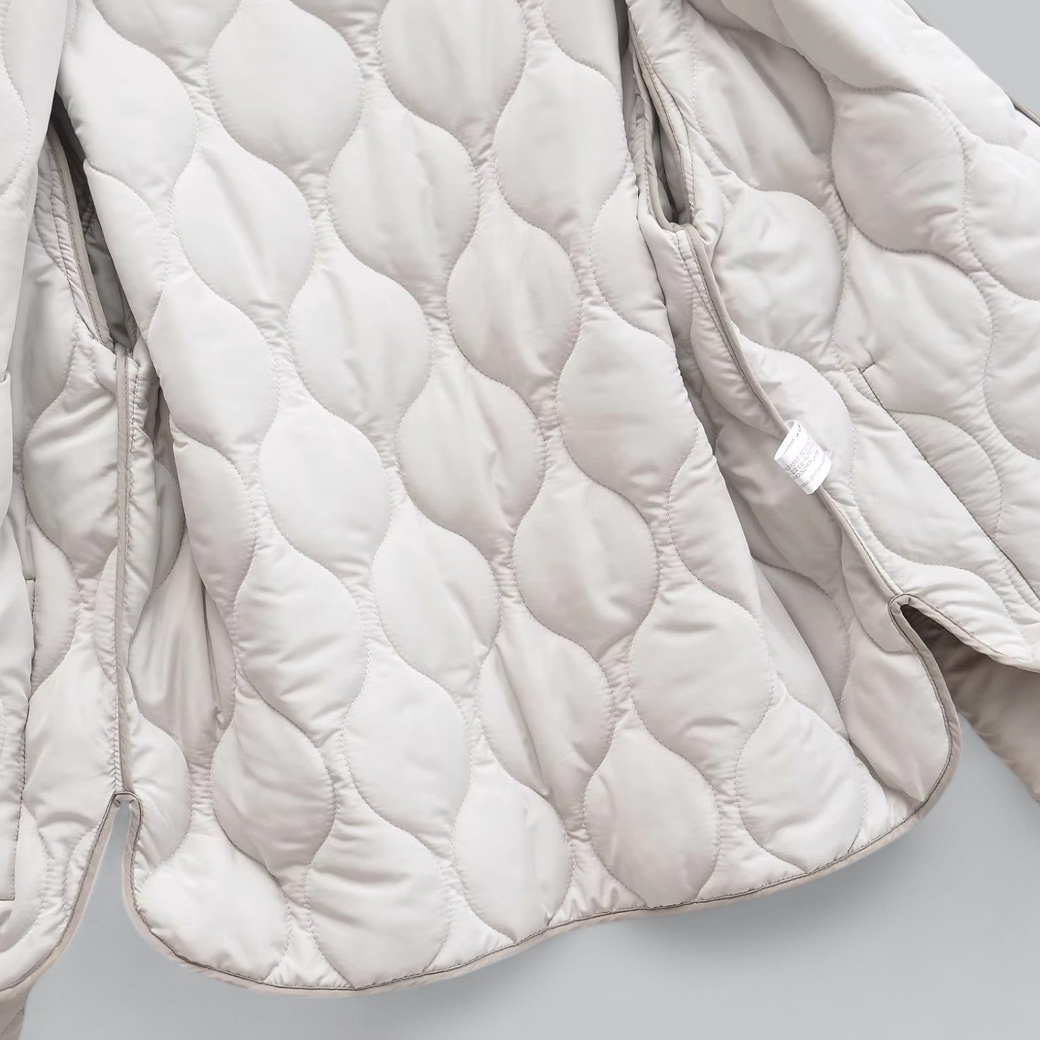 Dam Kappa Med Rund Halsringning Blixtlås Bomull Polyester 5