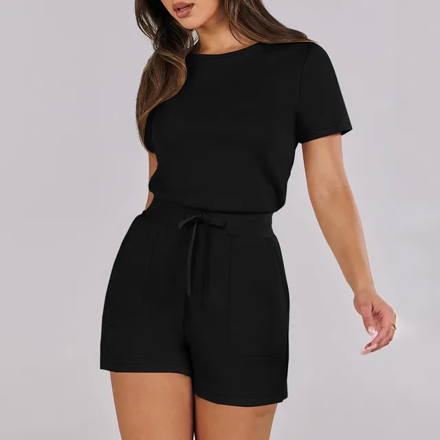 Variant image for Dam Kort Sportig Topp Mjuk Bomull-31