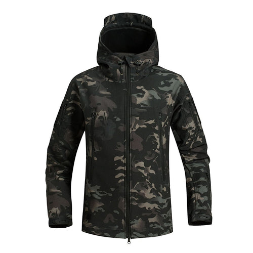 Herrenjacke, taktisch, winddicht, wasserdicht, leicht, atmungsaktiv, für Outdoor-Aktivitäten 1