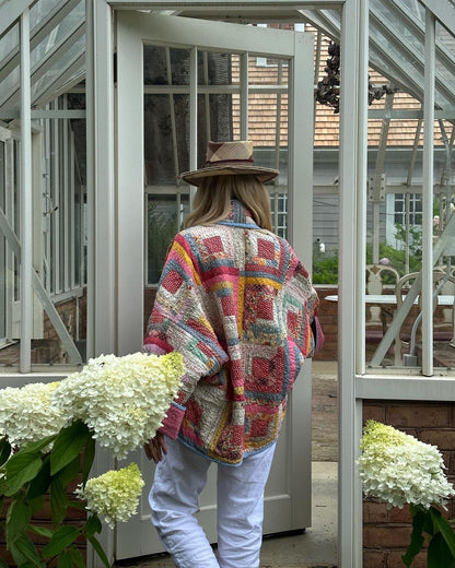 Damjacka Lappverk Polyester Avslappnad Stil-2