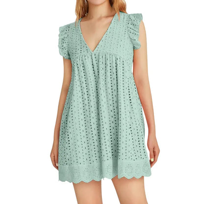 Variant image for Kvinna Klänning Modern Bomull-21