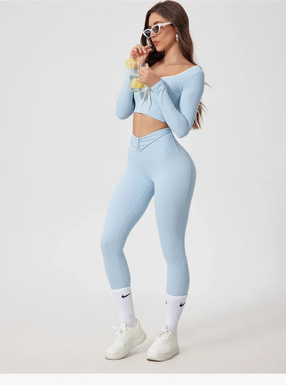 Damleggings Set Funktionell Lycra Nylon-5