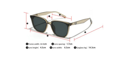 Dam Wayfarer Solglasögon UV400 Polykarbonat-3