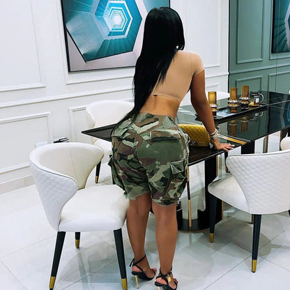 Dam Kamouflagrock Hårdklädd Polyester-2