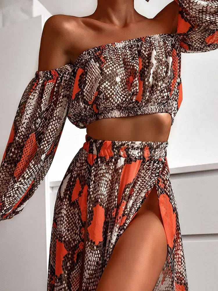 Variant image for Kvinnors A-linjeformad Kjol Axelöppen Polyester-1