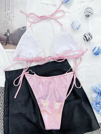 Dam Bikini Set Monokrom Nylon Polyester-4