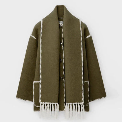 Vinterjacka Dam Vattentät Elegant Slitstarkt Material-1
