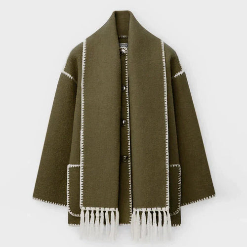 Vinterjacka Dam Vattentät Elegant Slitstarkt Material-1