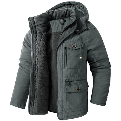 Variant image for Dam Vinterparka Militärstil Sherpa Foder-51