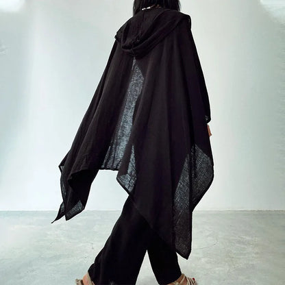 Dam Byxor med Breda Ben i Högkvalitativt Tyg för Sommarens Kläder-4