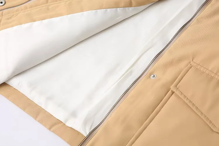 Damjacka Stepp Kontrasterande Design Polyester-6