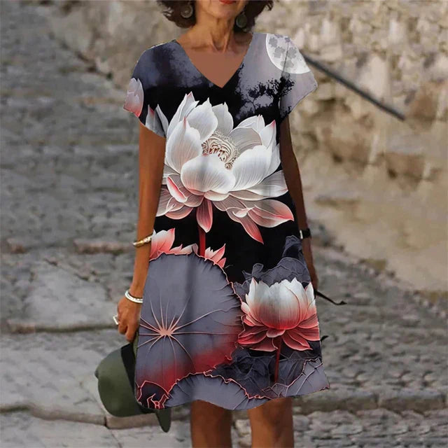 Variant image for Kvinnors Enkel Klänning Högkvalitativt Material-59