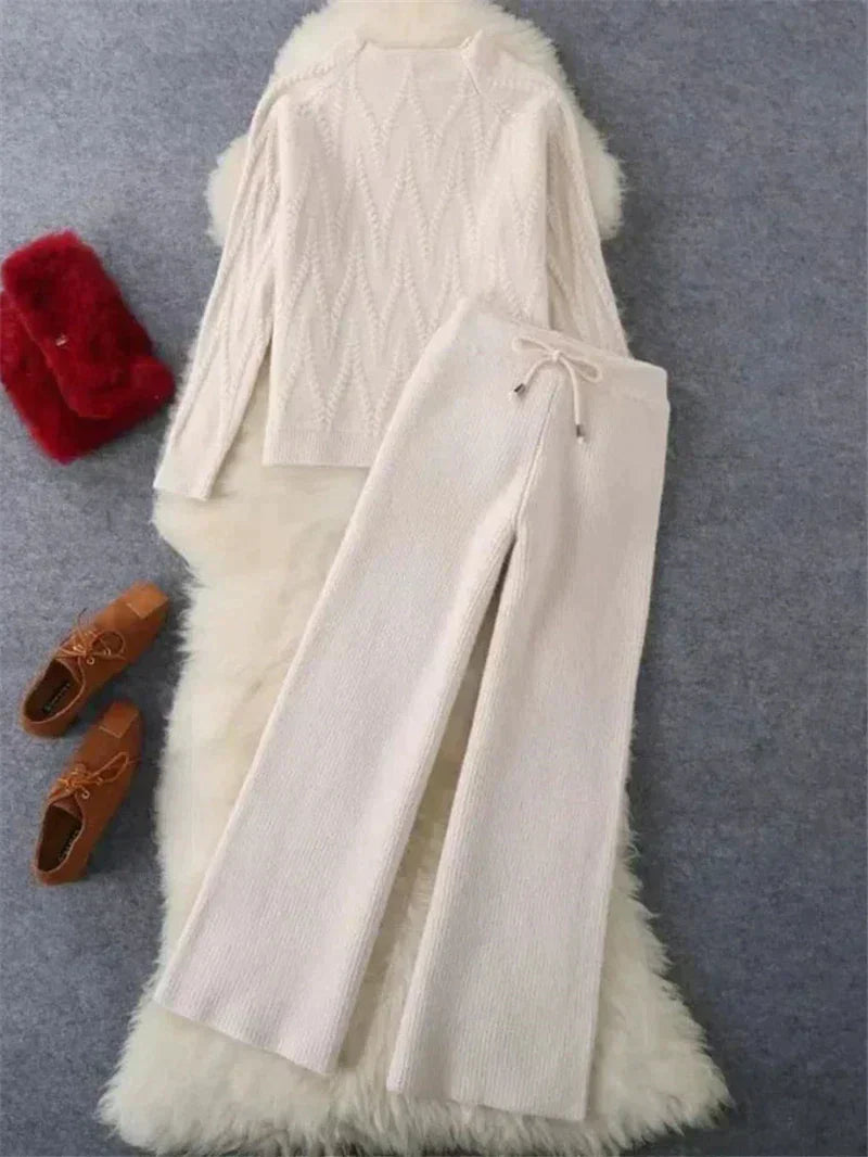 Variant image for Kvinnors Stickat Set Elegant Mjuk Väv-2