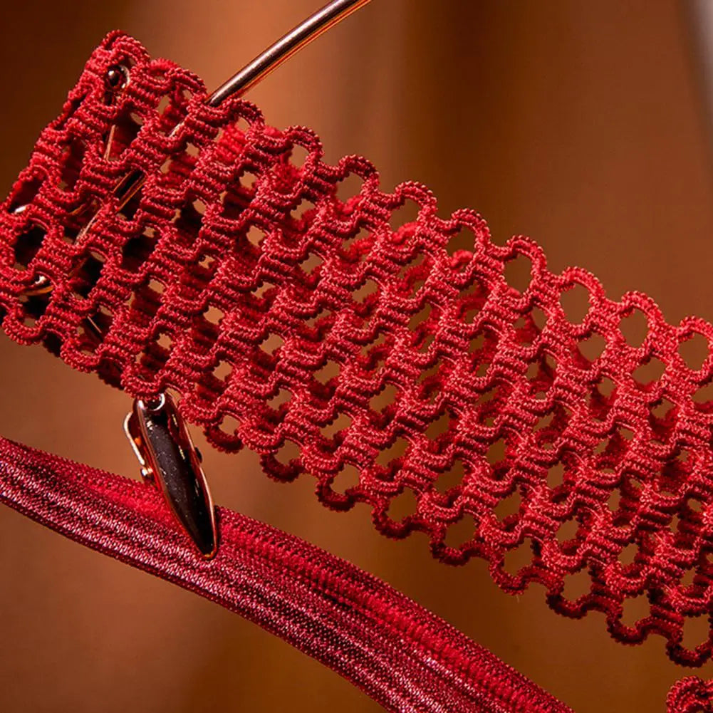 Dam G-sträng Trosor Patchwork Nylon-6