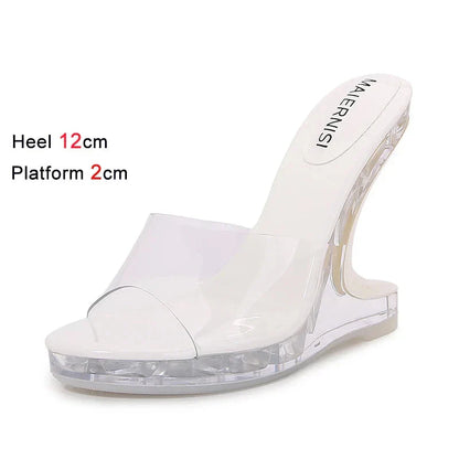 Variant image for Dam Sandaler Hög Klack PVC Unik Design-6