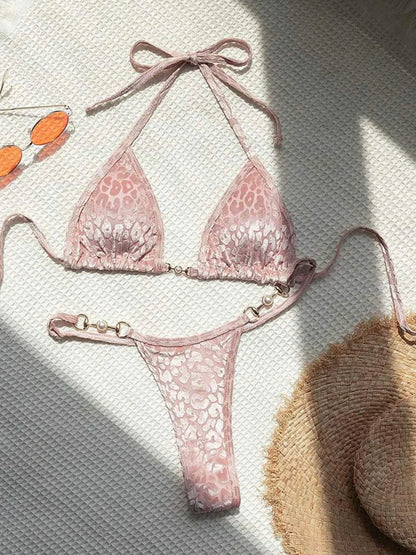Variant image for Dams Bikini Leopardmönster Polyester Spandex-21